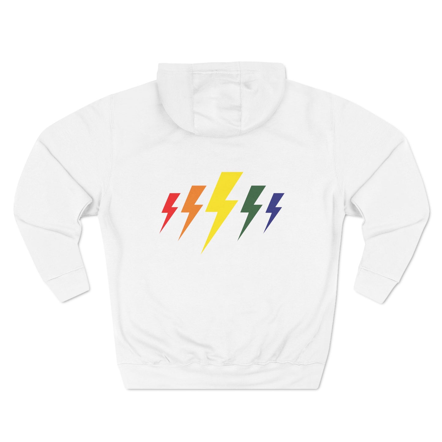 Rainbow Lightning Bolt Hoodie