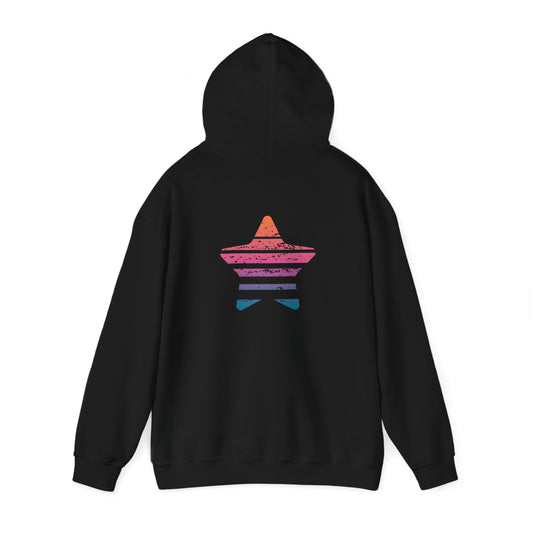 Distressed Star Heavy Blend™ Hooded Sweatshirt