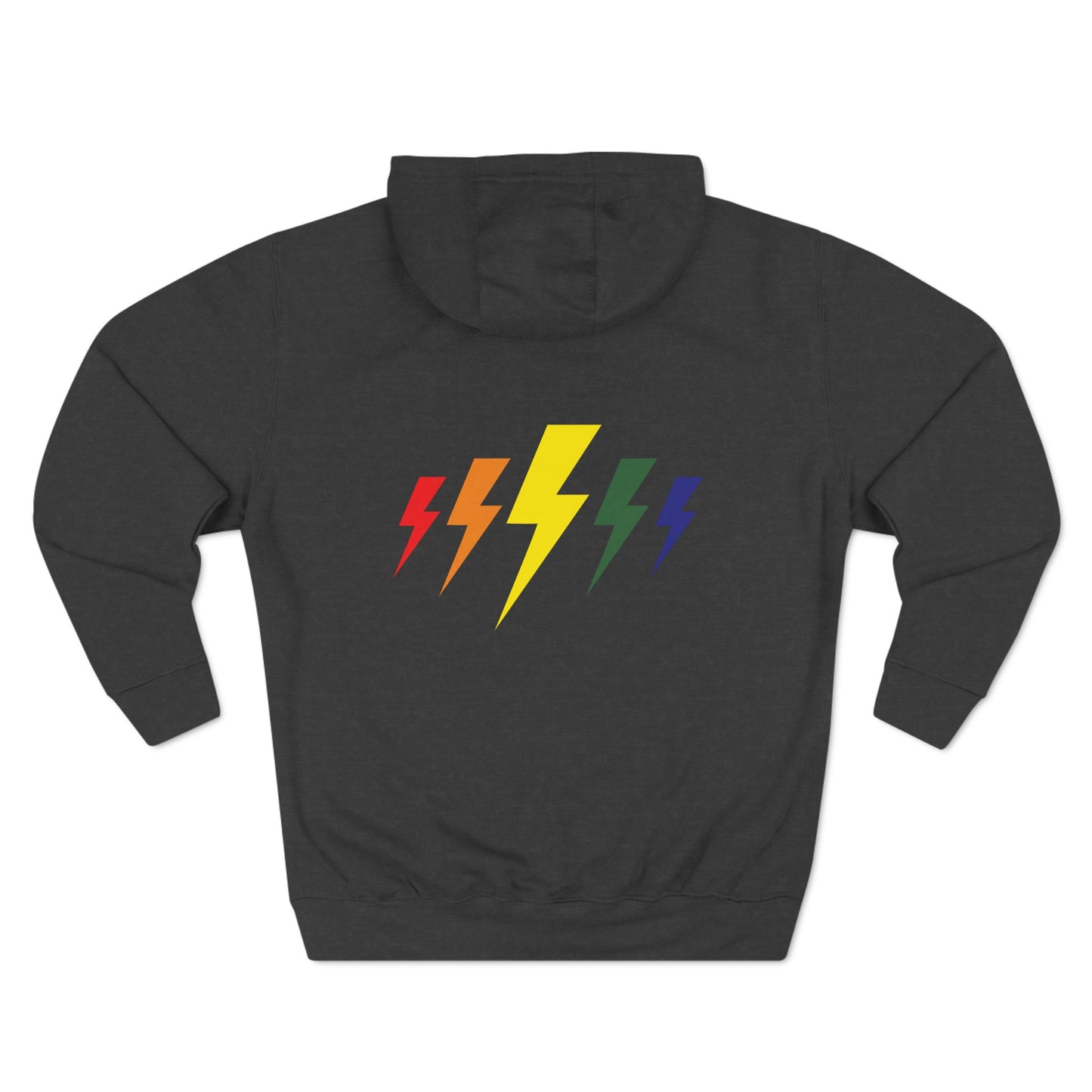 Rainbow Lightning Bolt Hoodie