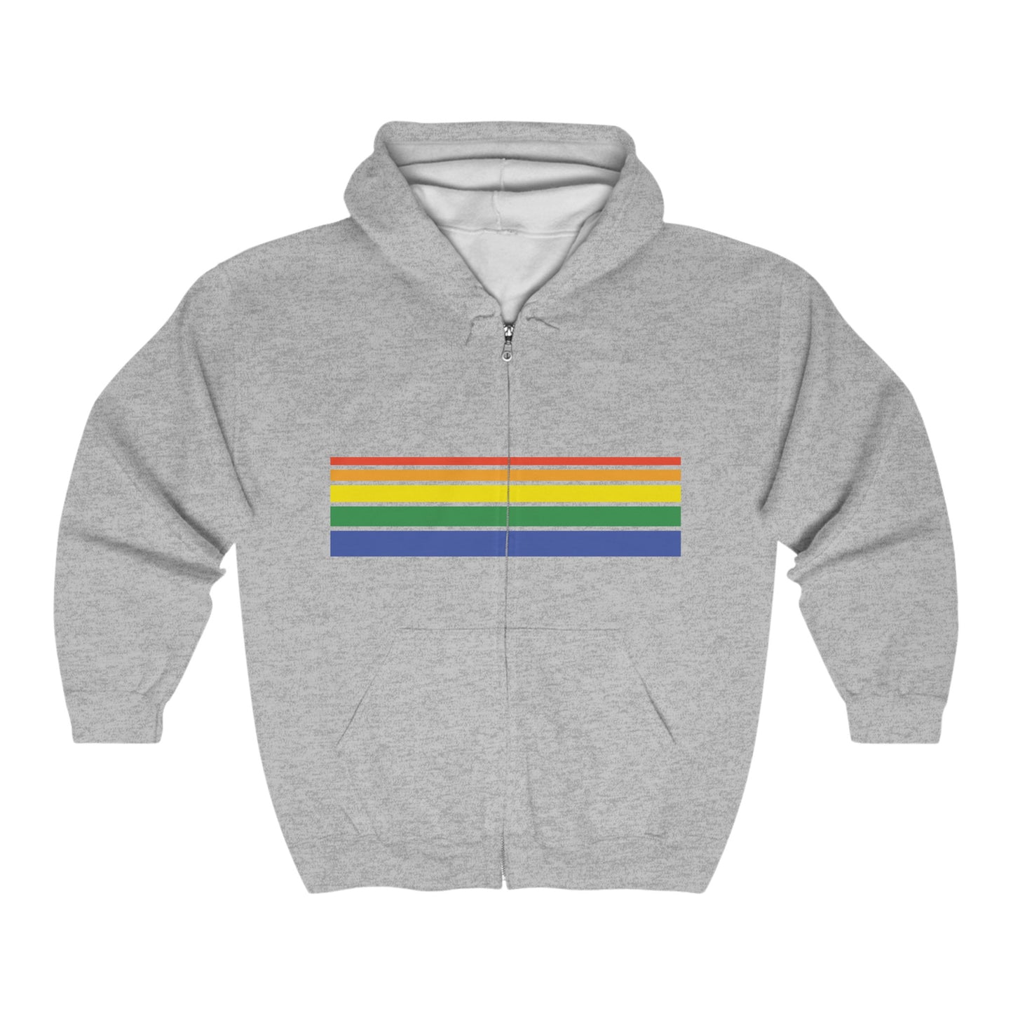 Rainbow Stripe Hoodie