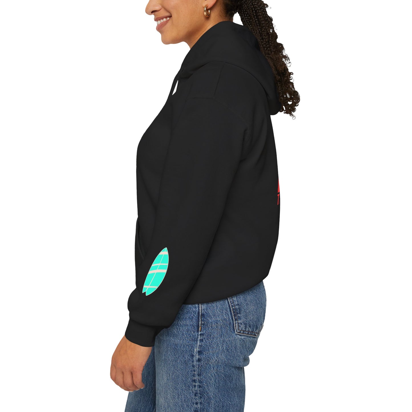 Hoodie - Retro "Summer Time to Beach" Surf Graphic Pullover