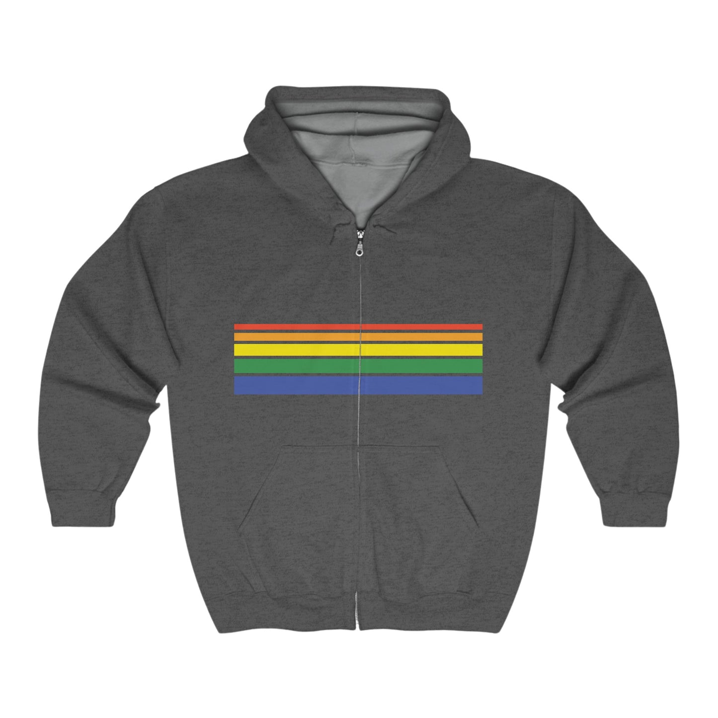 Rainbow Stripe Hoodie