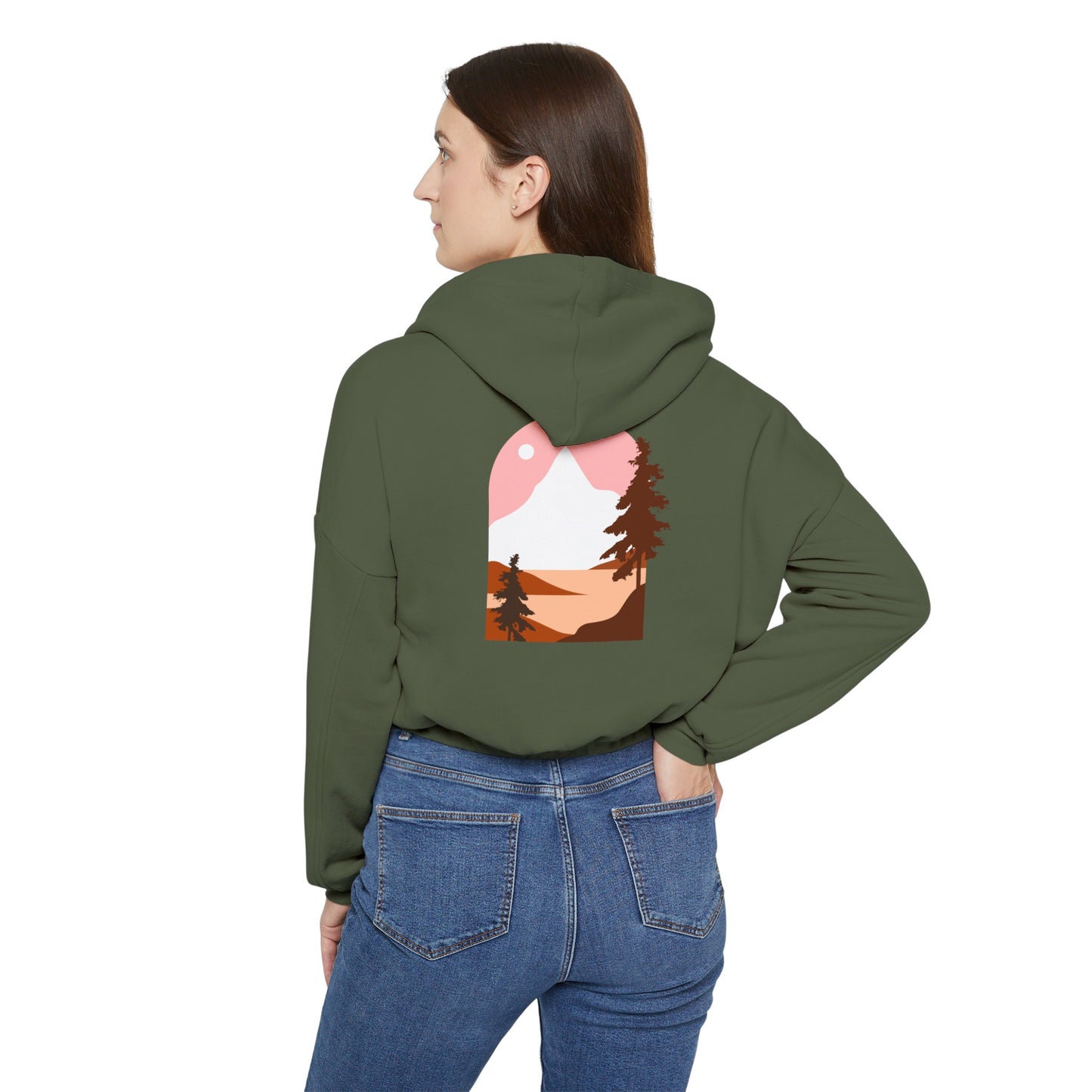 Outdoorsy Cinched Bottom Hoodie