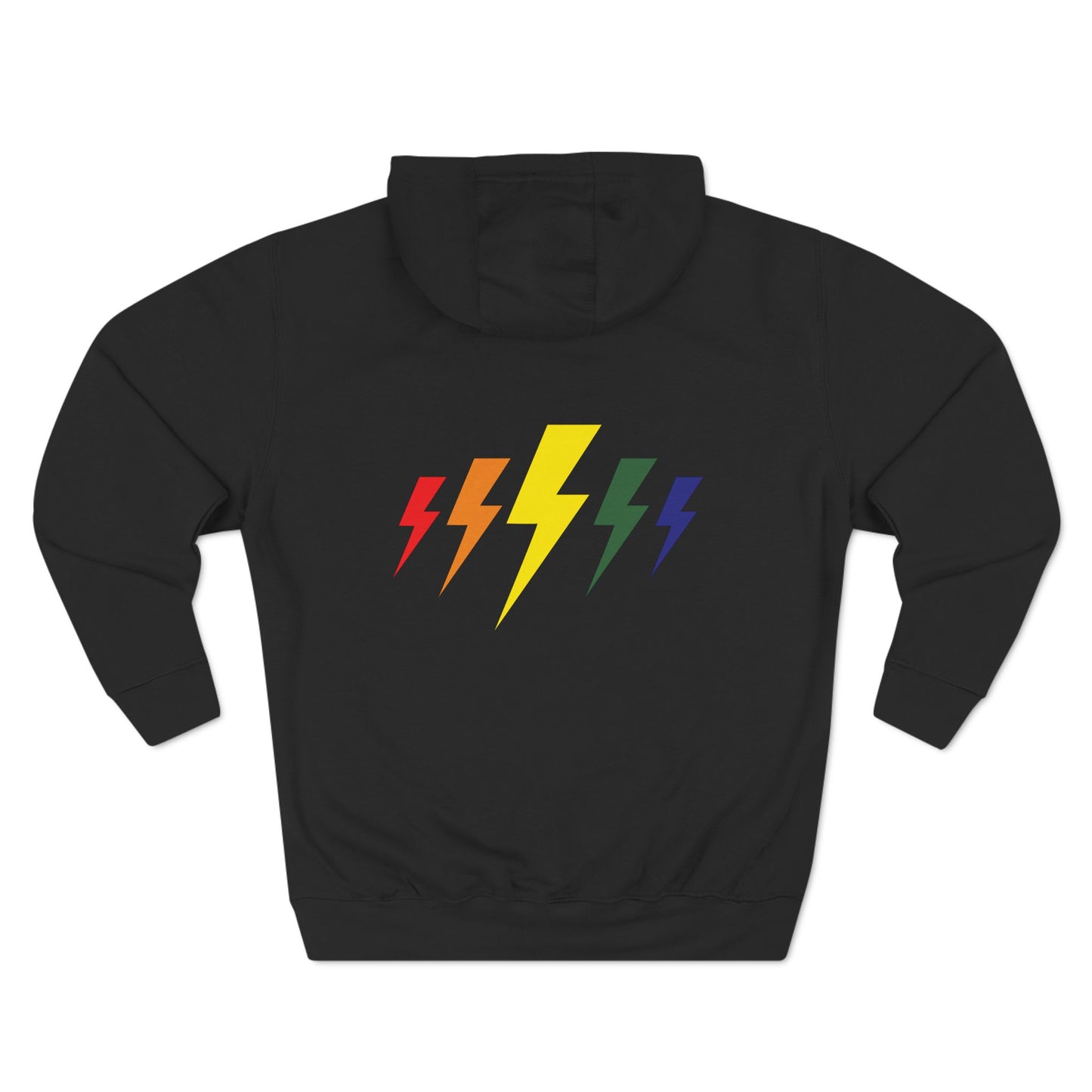 Rainbow Lightning Bolt Hoodie